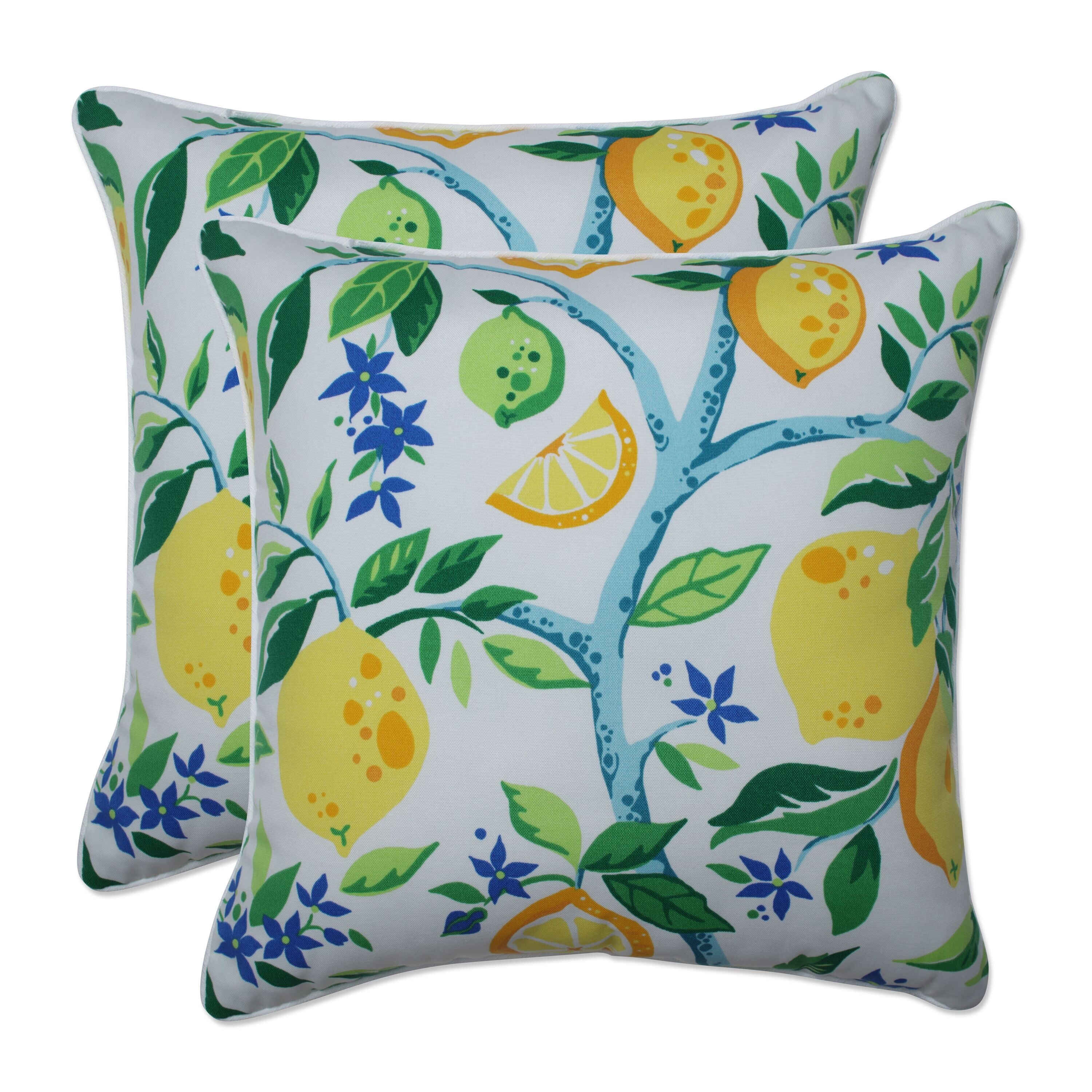 Outdoor lemon pillow hot sale